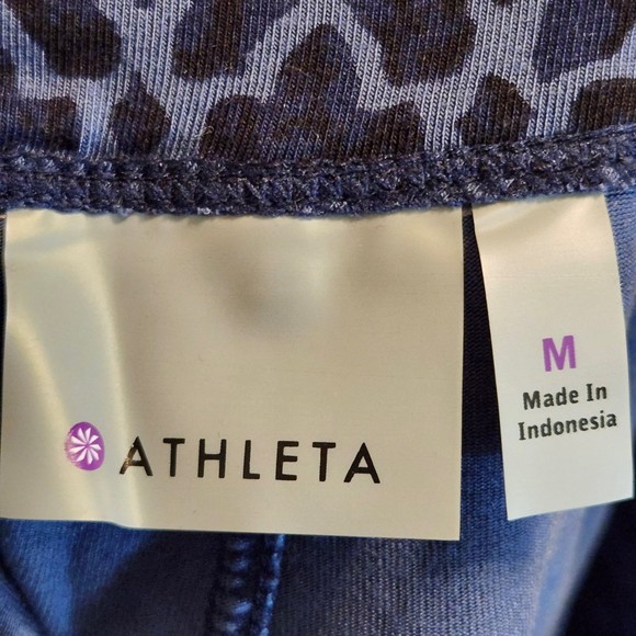 Athleta Blue Woman’s Printed Seaside Foldover Classic Skirt Size Medium - Picture 4 of 5